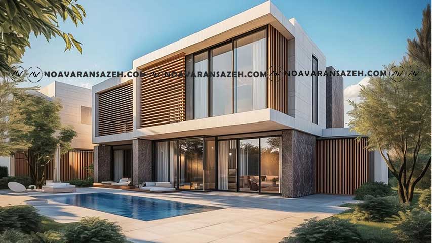 طراحی ویلای دوبکس سرخاب