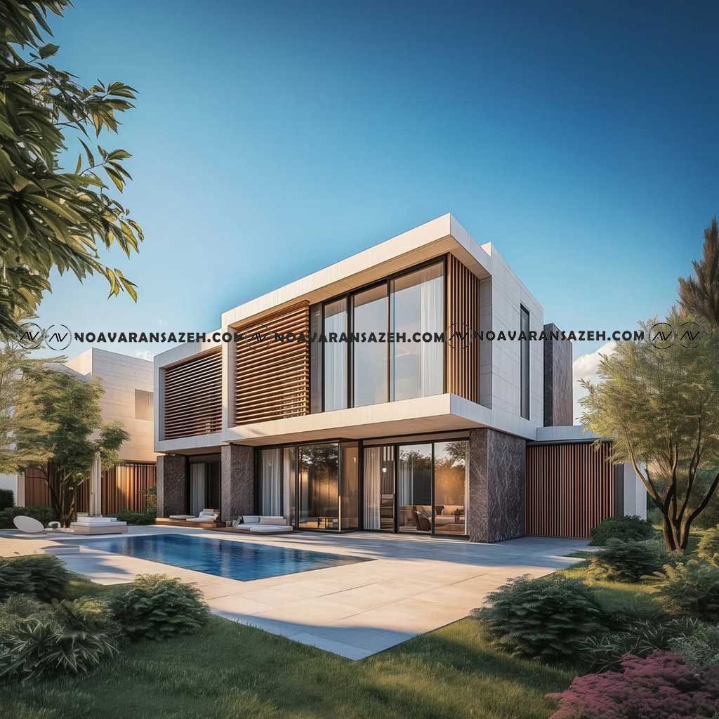 طراحی ویلای دوبکس سرخاب