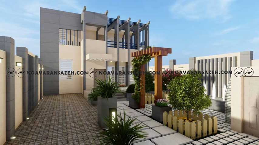 اجرای محوطه سازی در شهریار