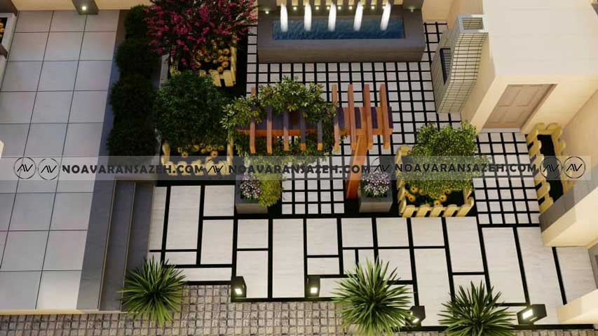 اجرای محوطه سازی در شهریار