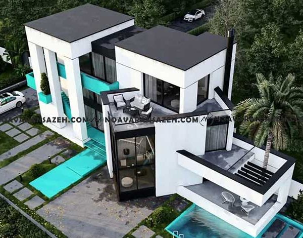 پروژه طراحی ویلای دوبلکس لاهیجان
