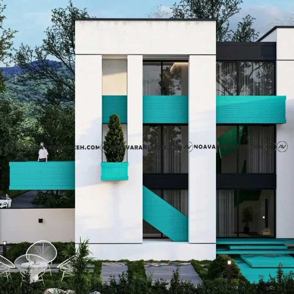 پروژه طراحی ویلای دوبلکس لاهیجان