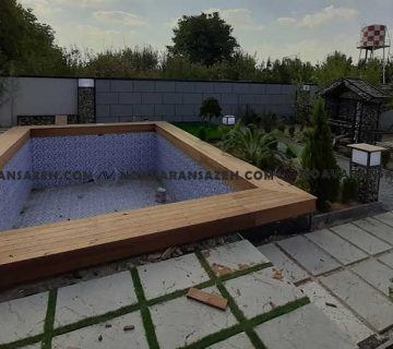 مراحل ساخت ویلا اجرای محوطه سازی