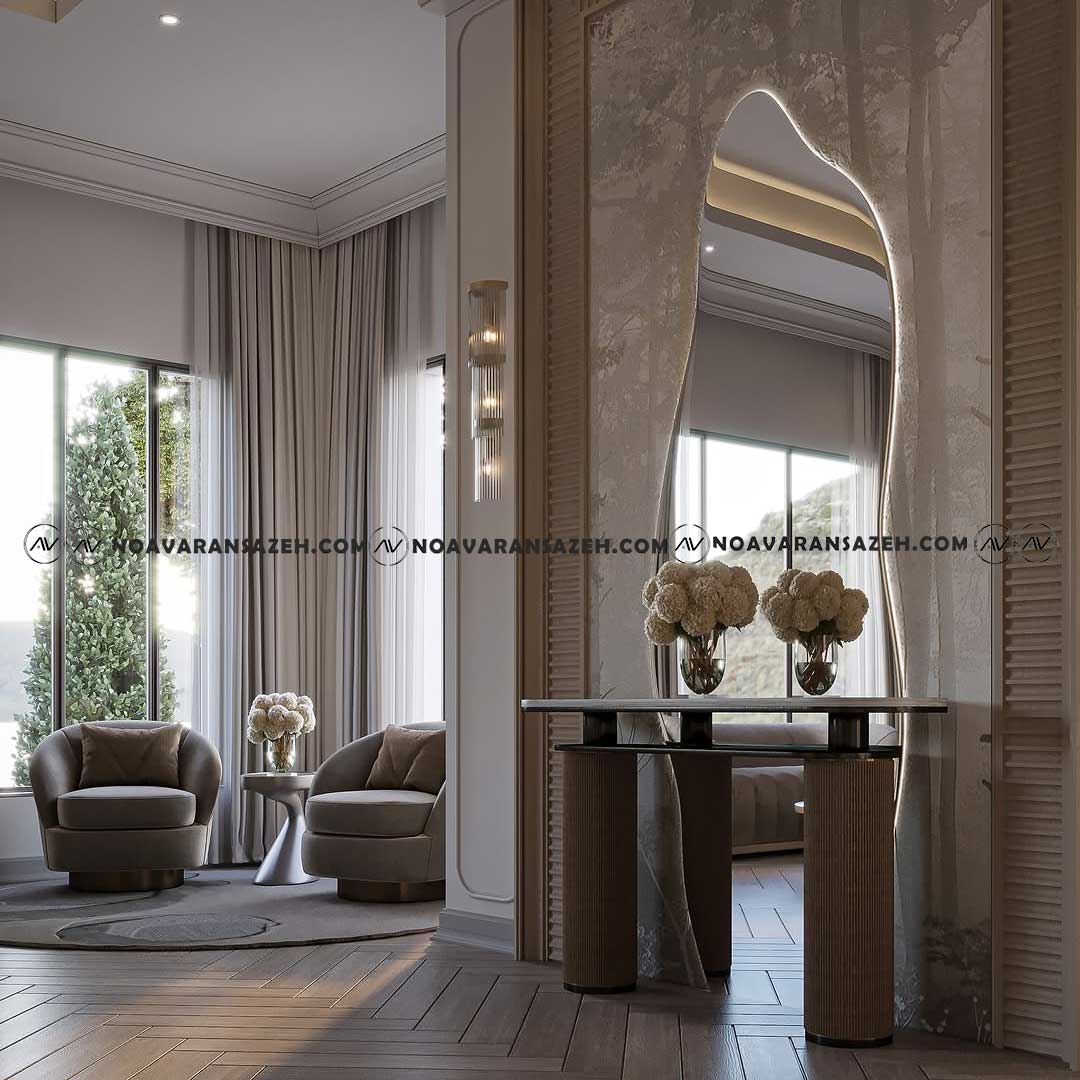 پروژه طراحی داخلی حاجی اباد تهراندشت