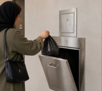 شوتینگ زباله در ساختمان‌های مدرن؛ از طراحی تا اجرای سیستم استاندارد